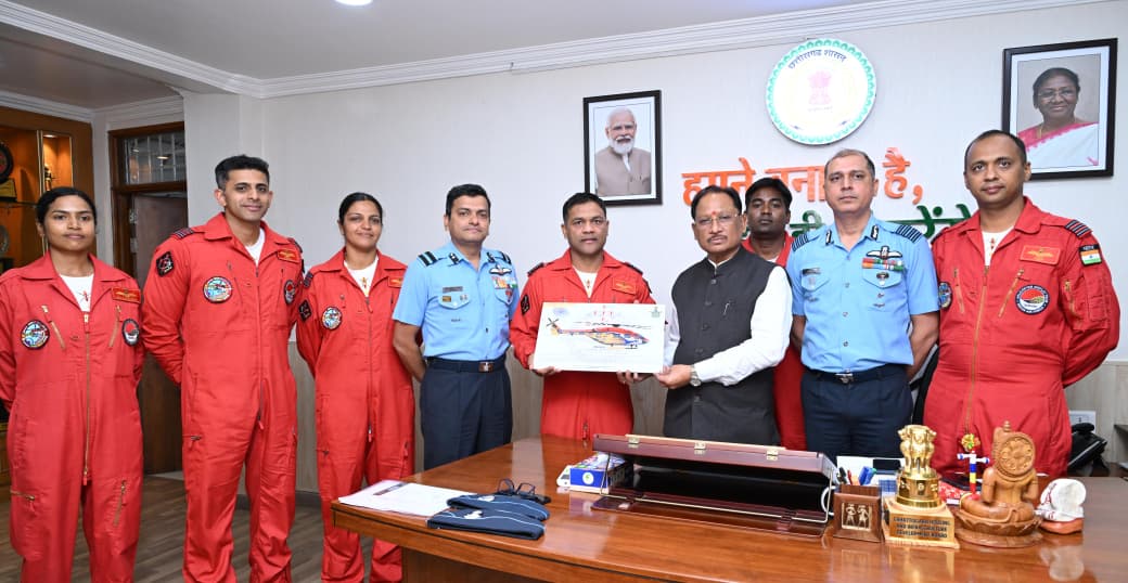 छत्तीसगढ़ राज्योत्सव में 2 नवंबर को दिखेगा वायुसेना का दम, नवा रायपुर में सारंग टीम का एयर शो